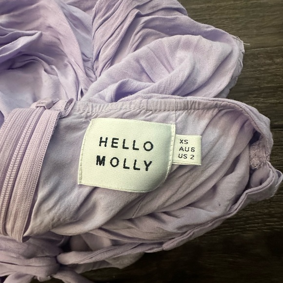 Purple Hello Molly Mini Dress - Picture 3 of 4